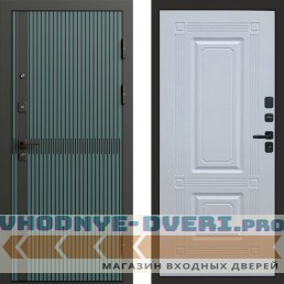 Termo Door ГРАУНД Velutto Verde Бетон Мадрид Белый софт